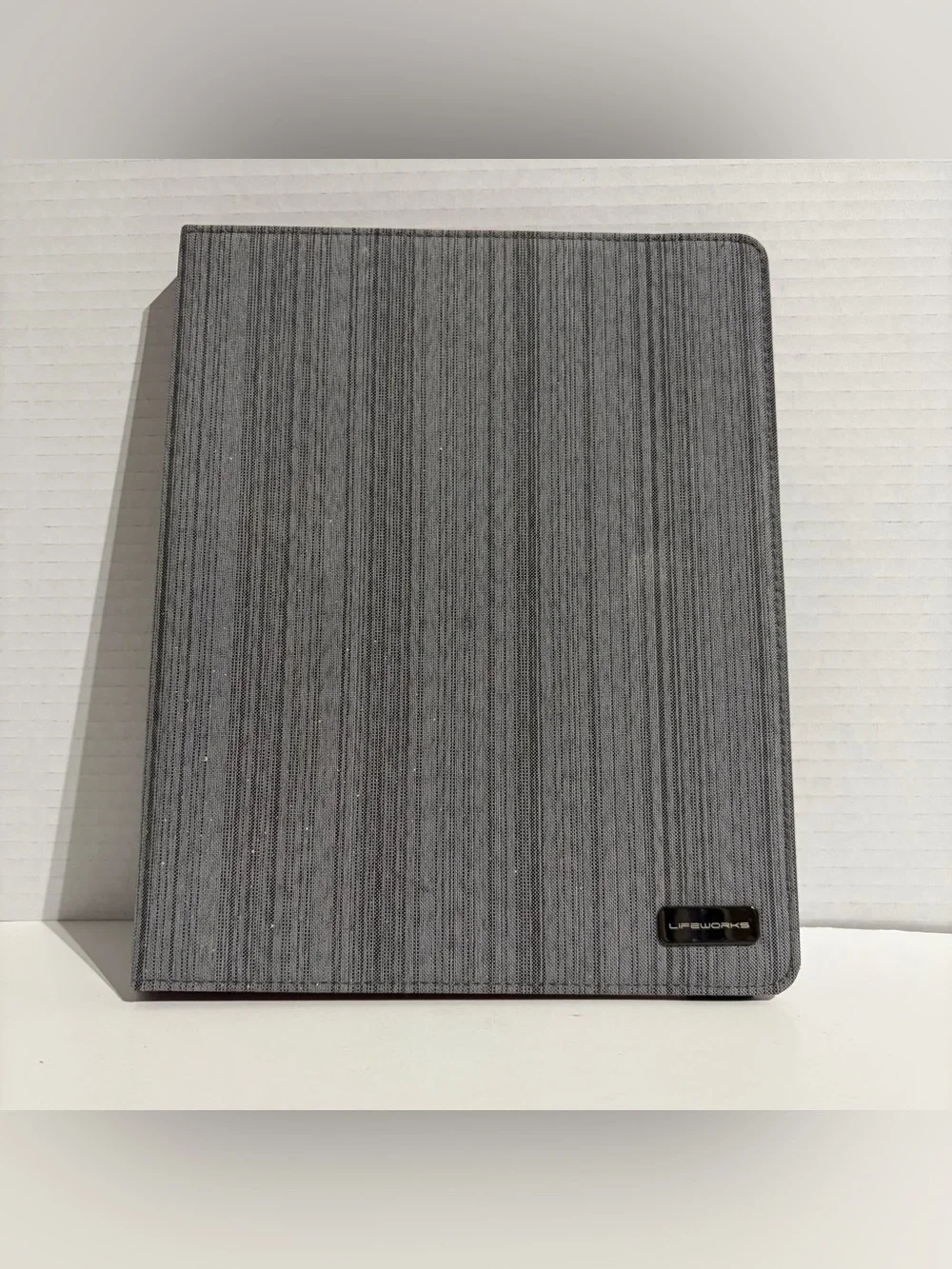 Lifeworks Case For iPad Tablet 9.7 in Screen Cover Folding Flip Stand Gray Pink